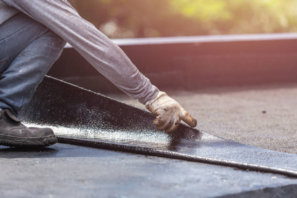 Professional Basement Waterproofing technician working in Lakeview, OH